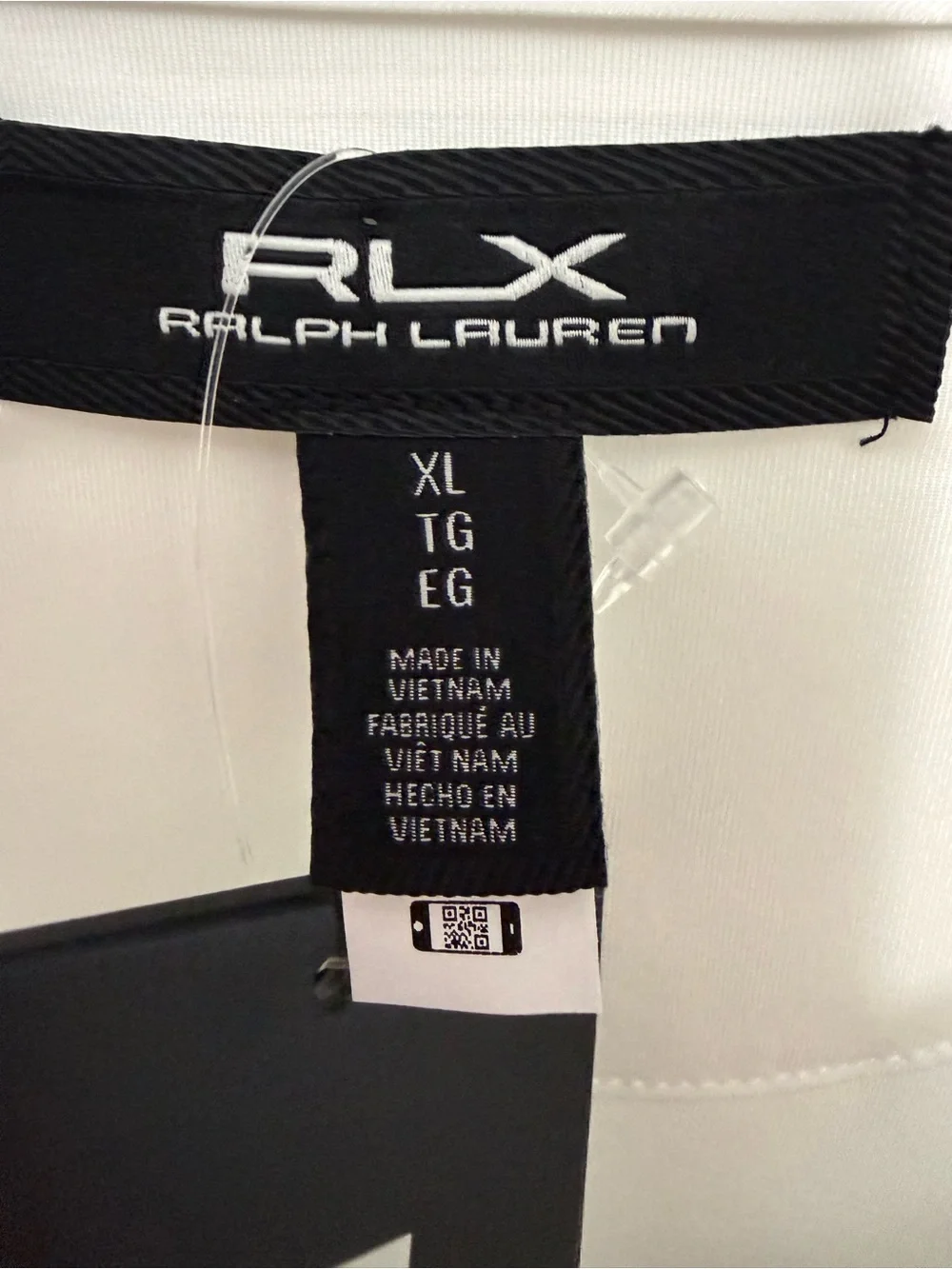 RLX RALF LAUREN  NWT White  Performance Polo Shirt Size XL